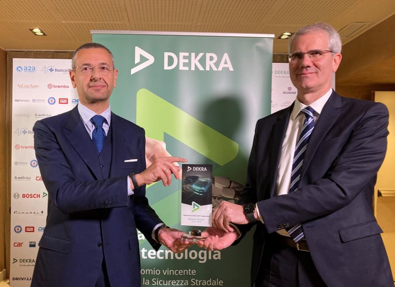 A Bosch il “DEKRA Road Safety Award 2023” per l’impegno nella sicurezza stradale