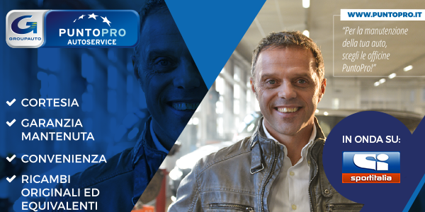 PuntoPRO e GroupAuto in TV: Domenica 21 Giugno su Sportitalia