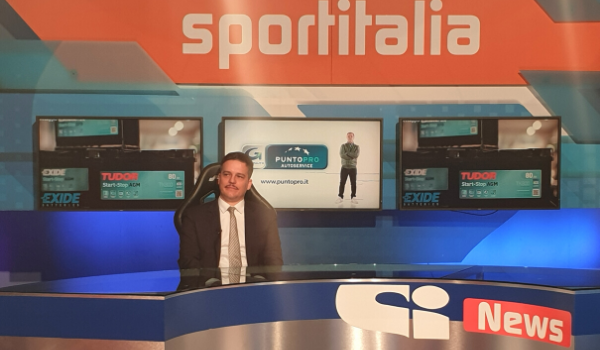PuntoPRO e Batterie EXIDE in TV su Sportitalia