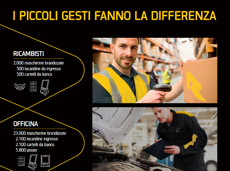 Rhiag in prima linea contro il Covid-19